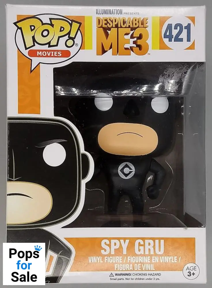 #421 Spy Gru - Despicable Me 3 - Box Damaged Funko POP