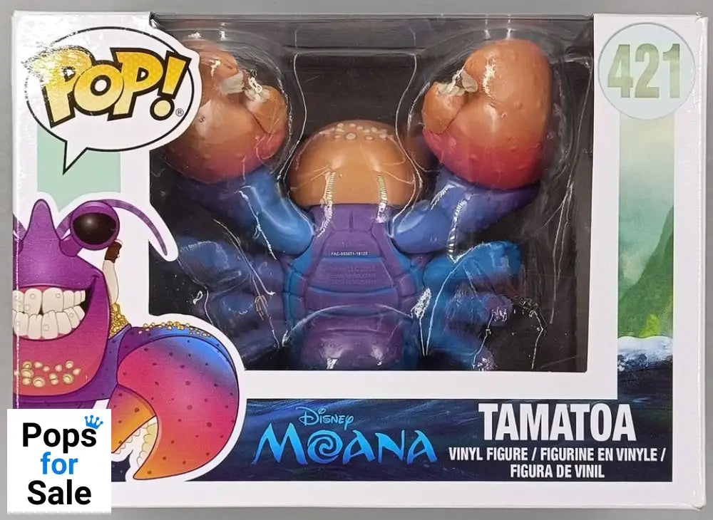 421 Tamatoa - Disney Moana - Funko POP - Box Damaged