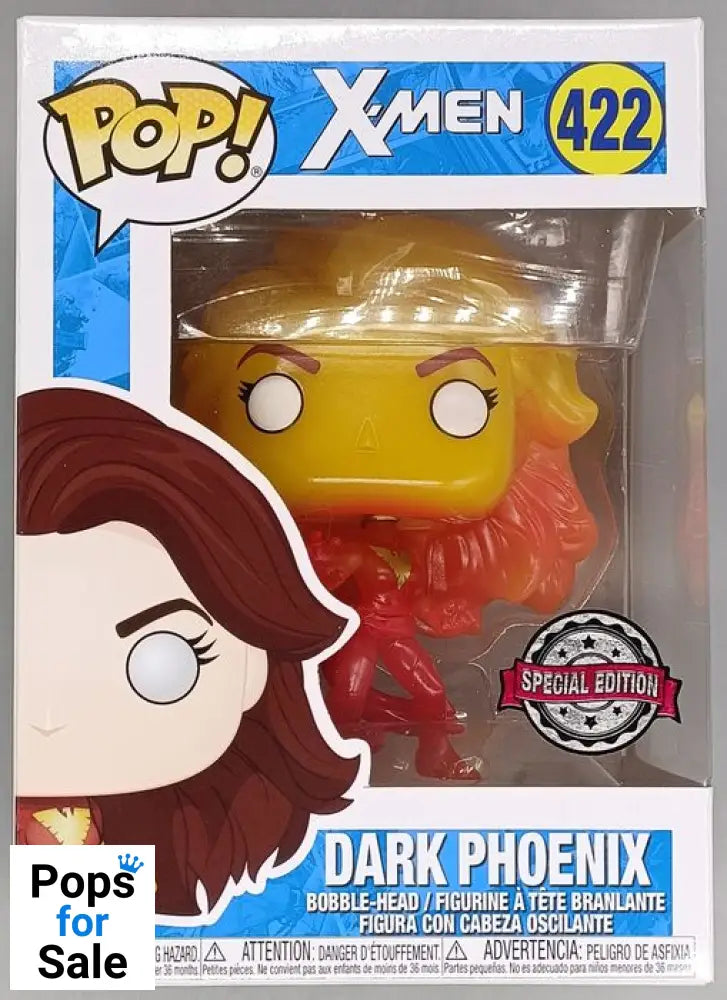 #422 Dark Phoenix (Action Pose- Orange) Marvel - 2019 Con Funko POP