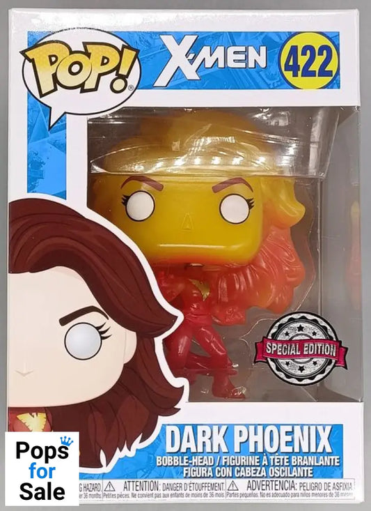 #422 Dark Phoenix (Action Pose- Orange) Marvel - 2019 Con Funko POP