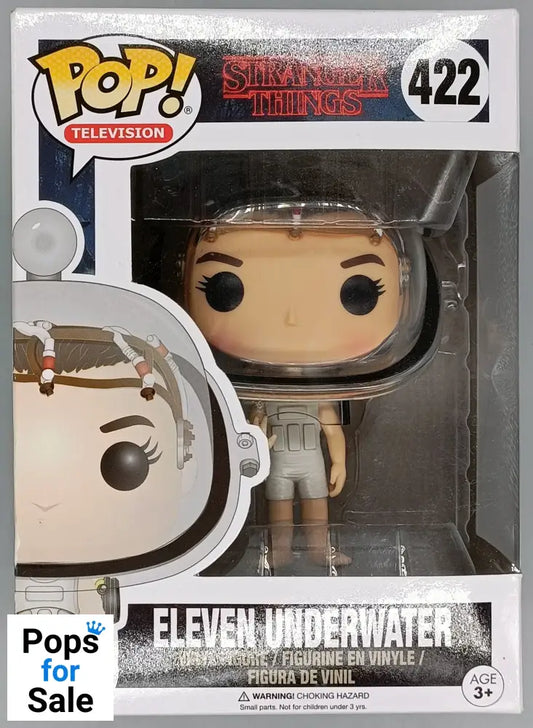 #422 Eleven Underwater - Stranger Things - Box Damaged Funko POP