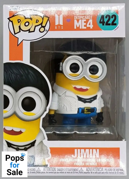 422 Jimin - Minions x BTS - Rocks Funko POP - Brand New