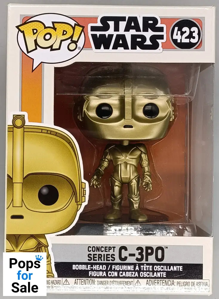 #423 C-3PO (Concept) - Star Wars Funko POP