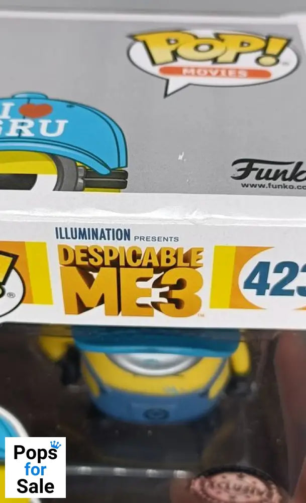 #423 I Heart Gru Mel - Despicable Me 3 - Box Damaged Funko POP