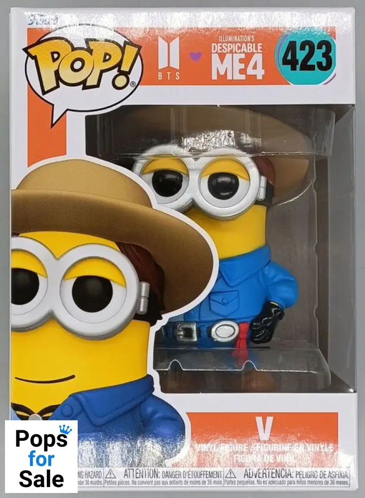 423 V - Minions x BTS - Rocks Funko POP - Brand New