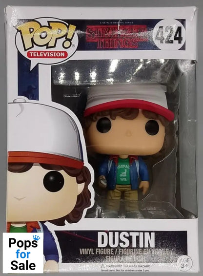 #424 Dustin - Stranger Things - Box Damaged Funko POP