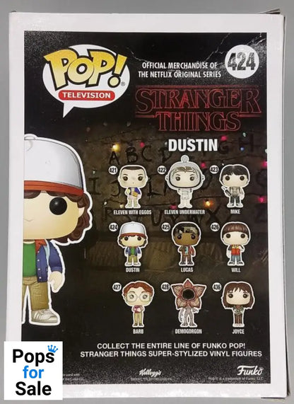 #424 Dustin - Stranger Things - Box Damaged Funko POP