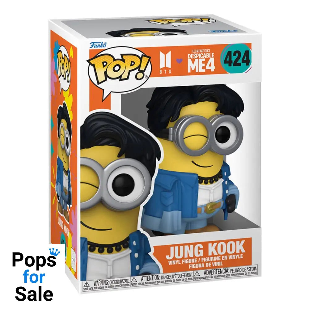 424 Jung Kook - Minions X Bts Rocks Funko Pop Preorder