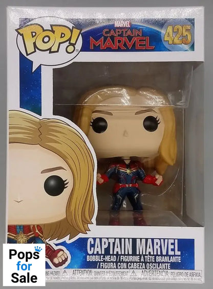 #425 Captain Marvel - Marvel - Captain Marvel - Box Damaged Funko POP