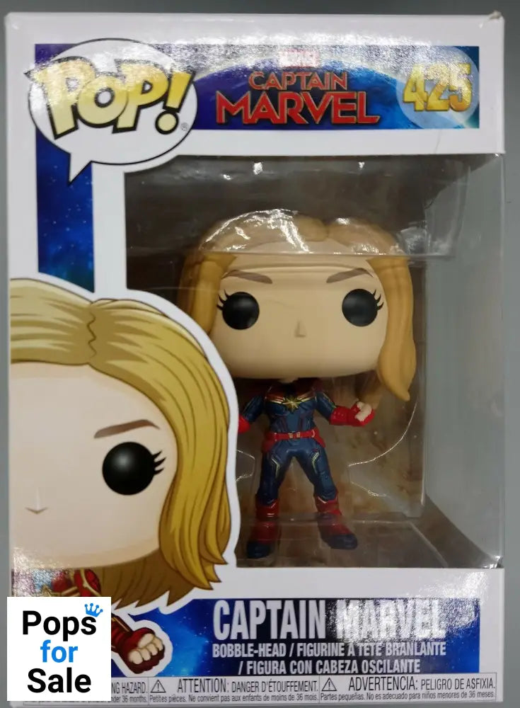 #425 Captain Marvel - Marvel - Captain Marvel Funko POP