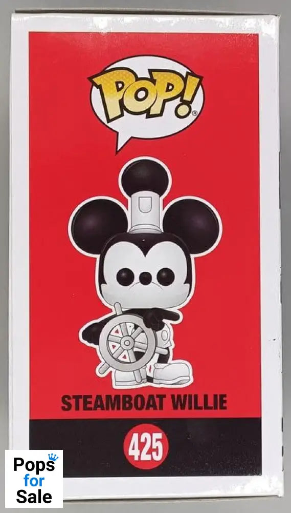 425 Steamboat Willie Disney Mickey's 90th anniversary Funko POP - Box Damaged