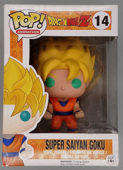 14 Super Saiyan Goku - Dragon Ball Z Box Damaged Funko POP