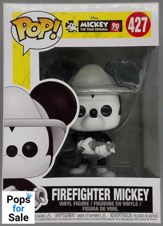 427 Firefighter Mickey Disney Mickey's 90th Anniversary Funko POP