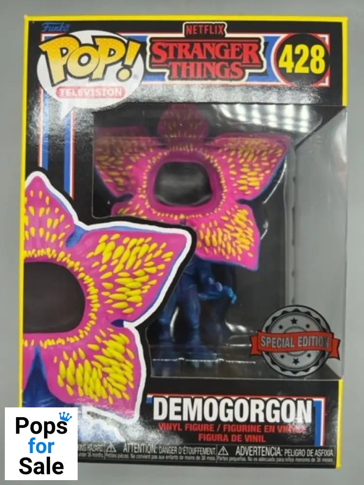 428 Demogorgon Blacklight - Stranger Things Funko POP