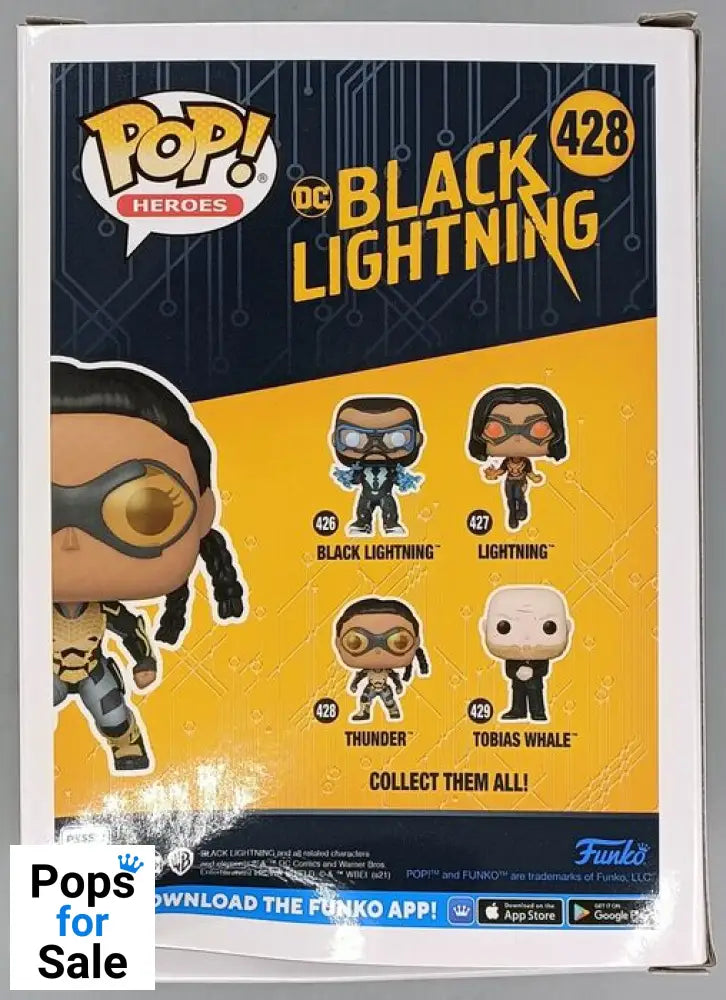 #428 Thunder - DC Black Lightning - Box Damaged Funko POP