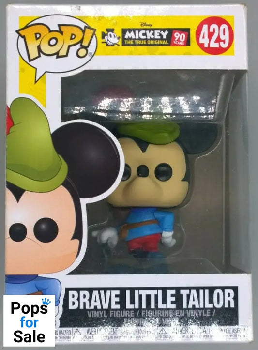 429 Brave Little Tailor Disney Mickey's 90th Funko POP - Box Damaged