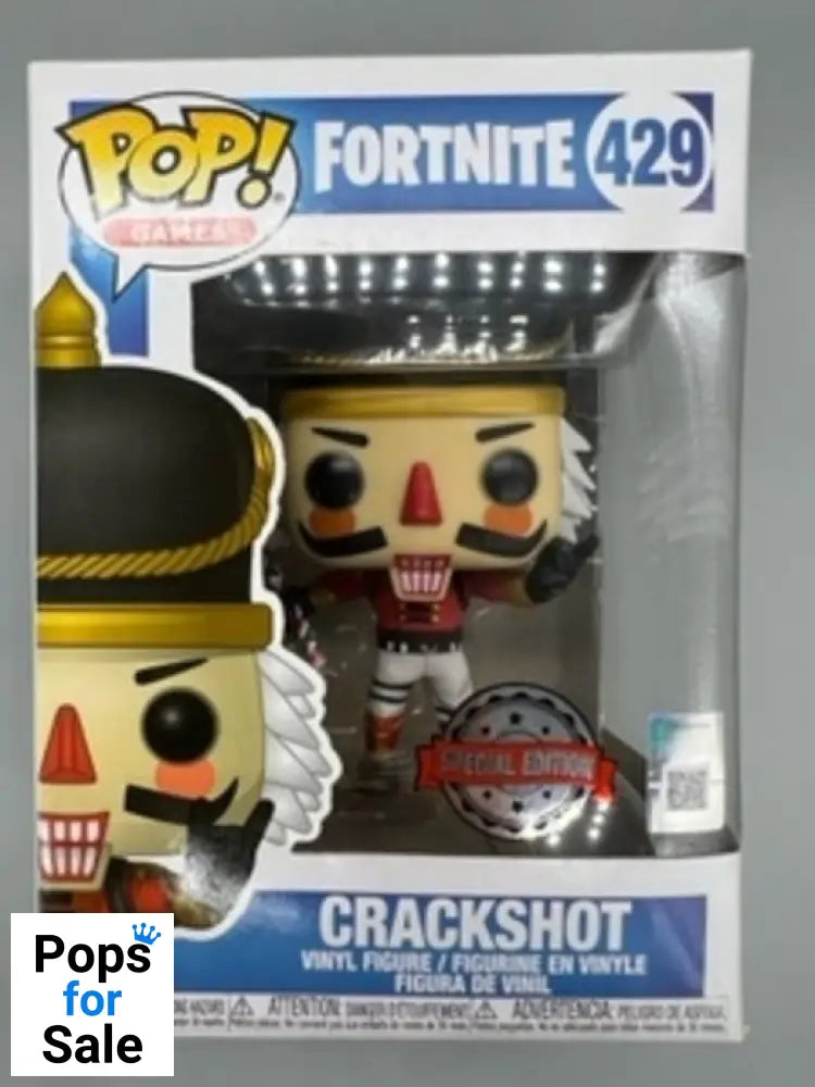 #429 Crackshot - Fortnight - Box Damaged Funko POP