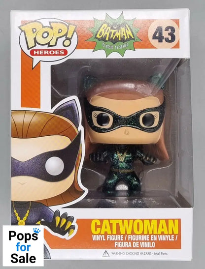 #43 Catwoman - Glitter - DC - Batman Classic TV Series Funko POP