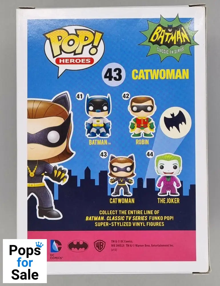 #43 Catwoman - Glitter - DC - Batman Classic TV Series Funko POP