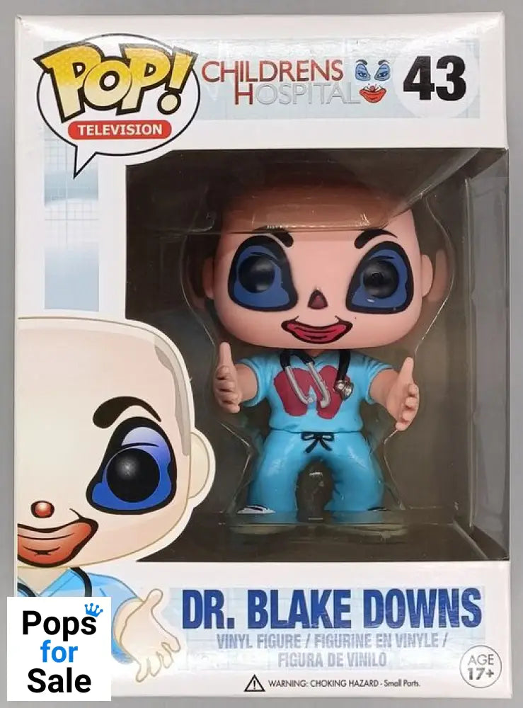 #43 Dr. Blake Downs - Childrens Hospital - Box Damaged Funko POP