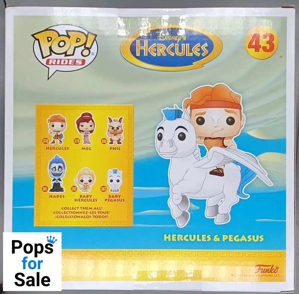 43 Hercules & Pegasus - Rides - Disney Hercules Funko POP