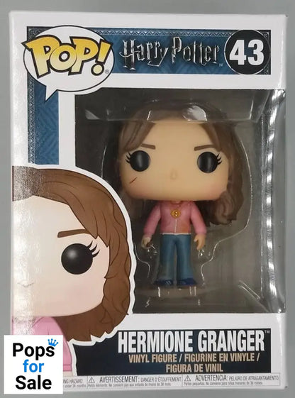 #43 Hermione Granger (w/ Time Turner) - Harry Potter Box Damaged Funko POP