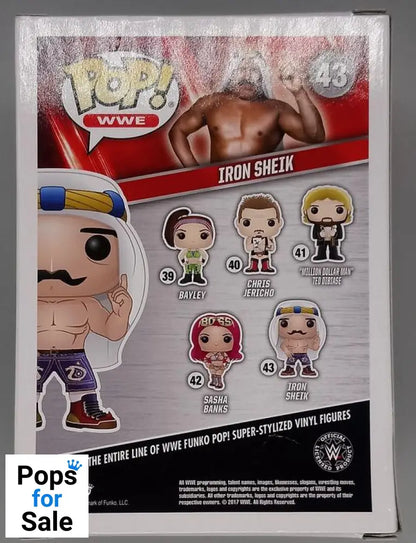 #43 Iron Sheik (Red Keffiyeh) - Chase Edition - WWE Box Damaged Funko POP