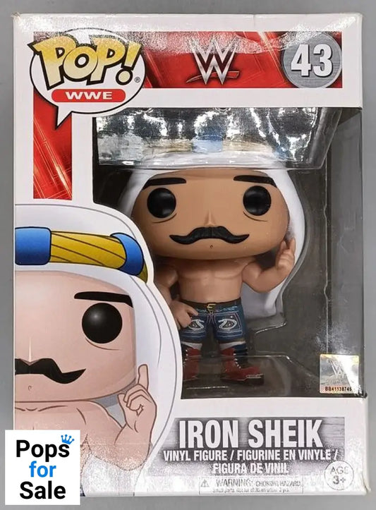 #43 Iron Sheik - WWE - Box Damaged Funko POP