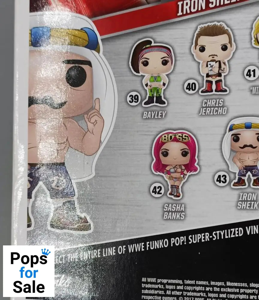 #43 Iron Sheik - WWE - Box Damaged Funko POP