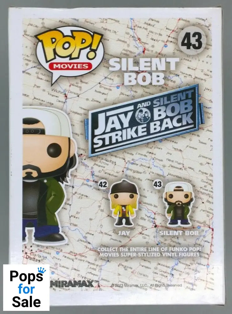 #43 Silent Bob - Jay & Silent Bob Strike Back Funko POP