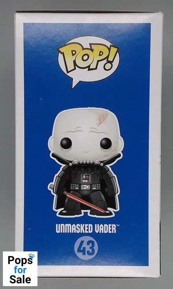 #43 Unmasked Vader - Star Wars Funko POP