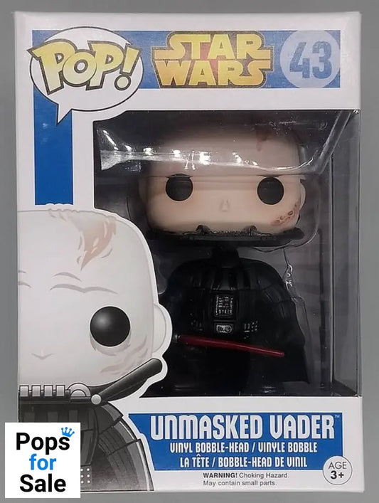 #43 Unmasked Vader - Star Wars Funko POP