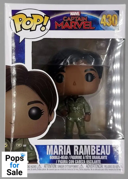 #430 Maria Rambeau - Marvel - Captain Marvel - Box Damaged Funko POP