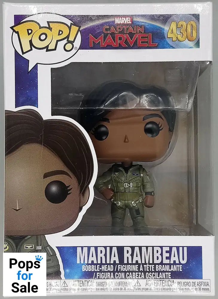 #430 Maria Rambeau - Marvel - Captain Marvel Funko POP