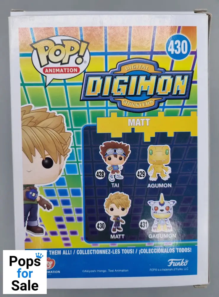 430 Matt - Digimon Funko POP