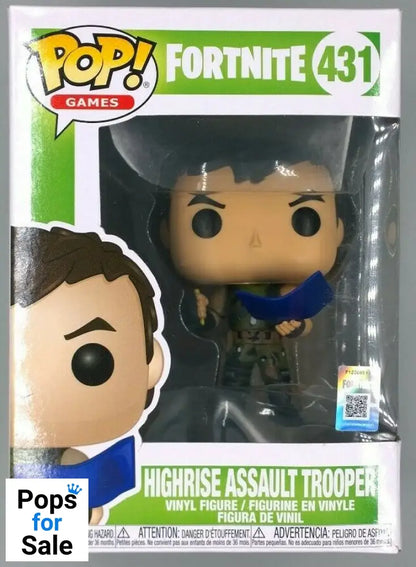 431 Highrise Assault Trooper - Fortnite - Funko POP - Box Damaged