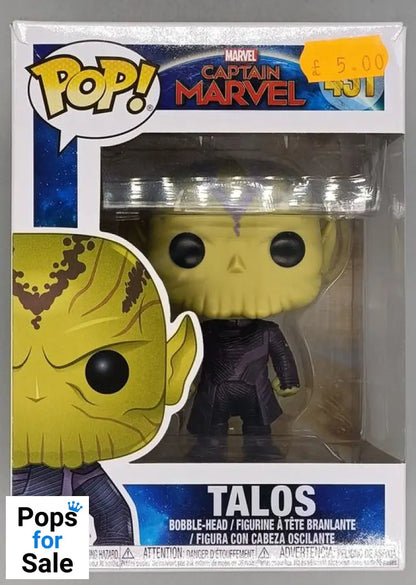 431 Talos - Marvel - Captain Marvel - Box Damaged Funko POP