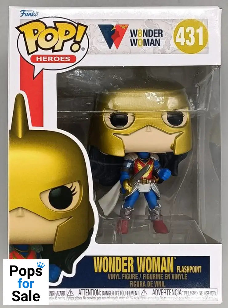 431 Wonder Woman (Flashpoint) DC Wonder Woman 80th Funko POP