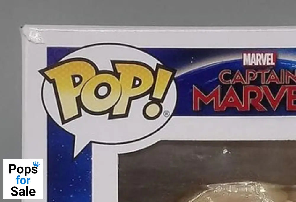 #432 Captain Marvel (Powered Up) Glow Marvel Captain Marvel Box Damaged Funko POP