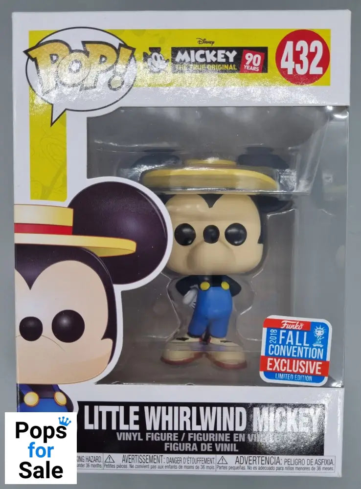 #432 Little Whirlwind Mickey - Disney 2018 Con Exclusive Funko POP