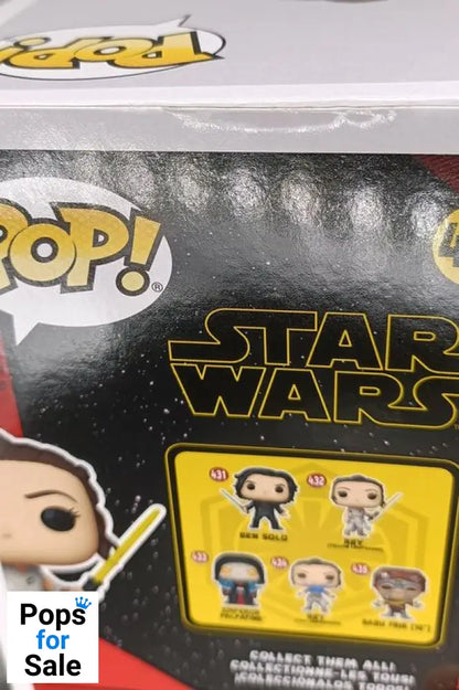 #432 Rey (Yellow Lightsaber) - Star Wars - Box Damaged Funko POP