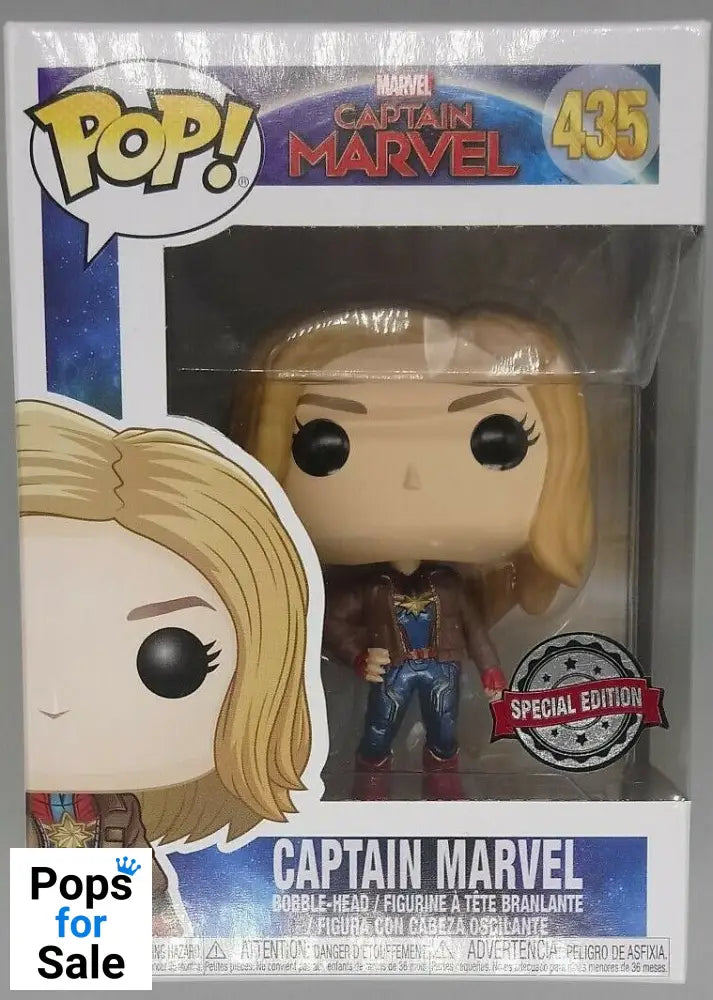 435 Captain Marvel (w/ Jacket) - Marvel - Captain Marvel Funko POP