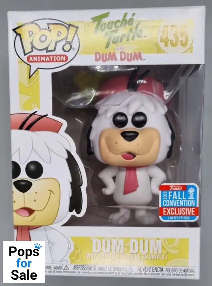 #435 Dum Dum - Hanna-Barbera Touche Turtle - 2018 Con Funko POP