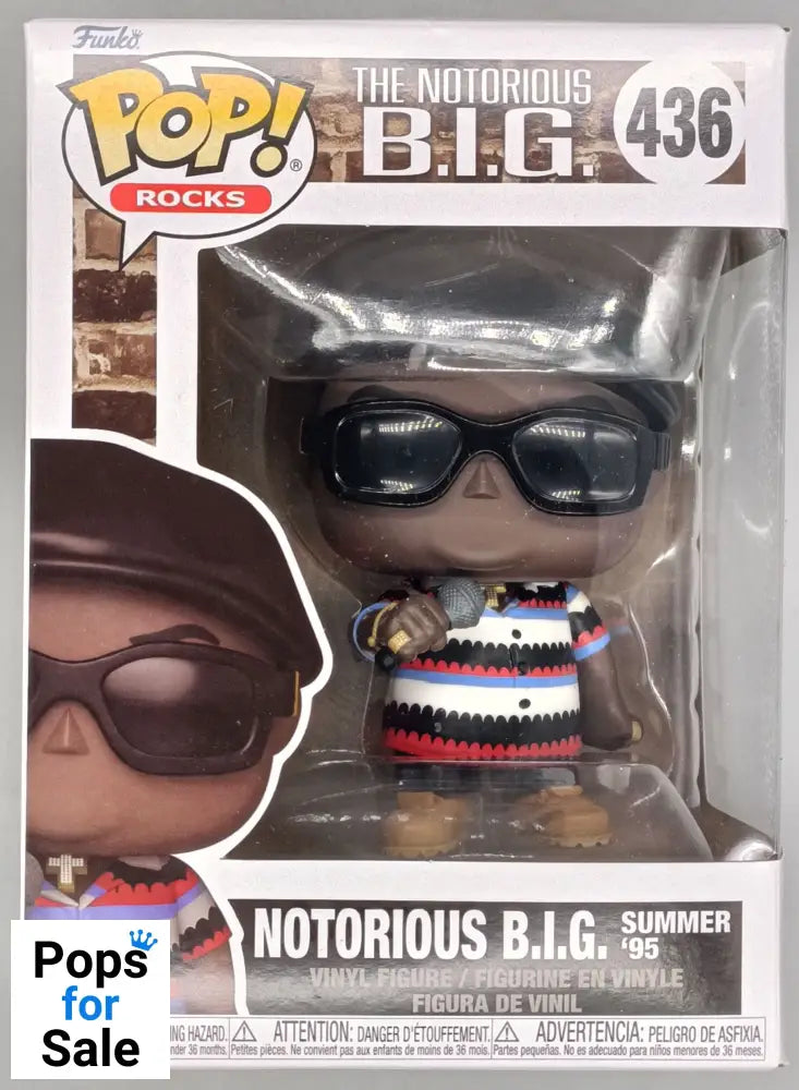 436 Notorious B.I.G - Beat The Summer Jam 95 - Box Damaged Funko POP