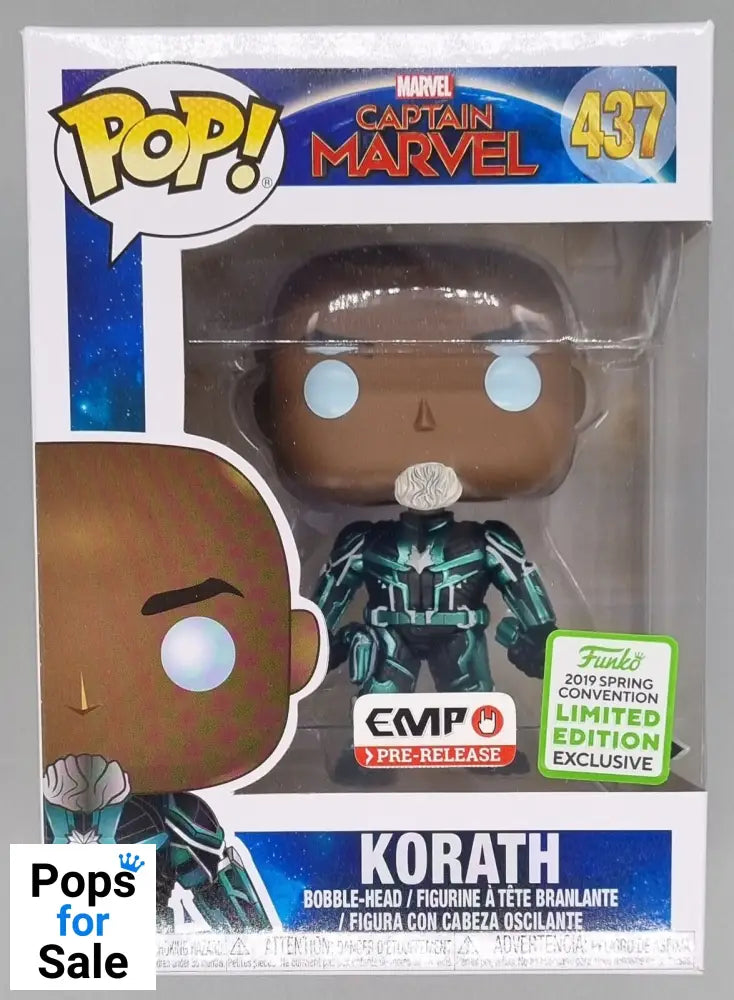 #437 Korath (Starforce Suit) - Captain Marvel - 2019 Con Funko POP