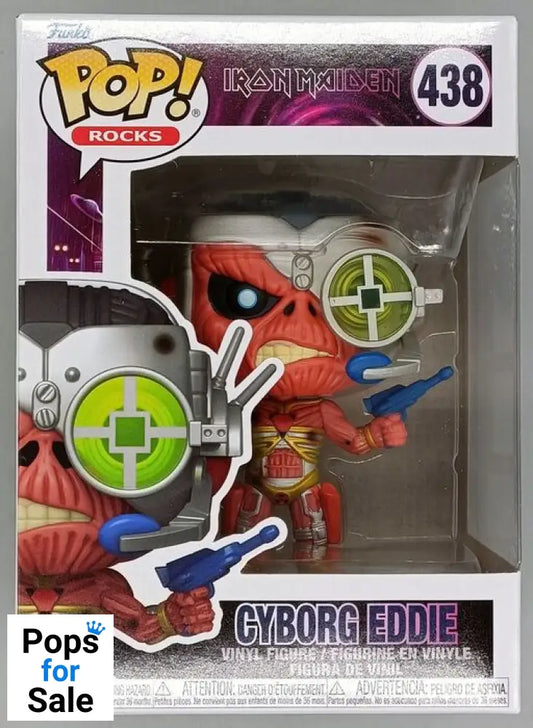 438 Cyborg Eddie - Iron Maiden - Rocks Funko POP - Brand New