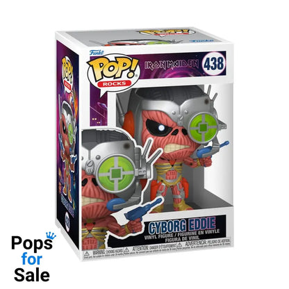 438 Cyborg Eddie - Iron Maiden Rocks Funko Pop Preorder