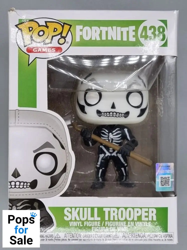 #438 Skull Trooper - Fortnite - Box Damaged Funko POP