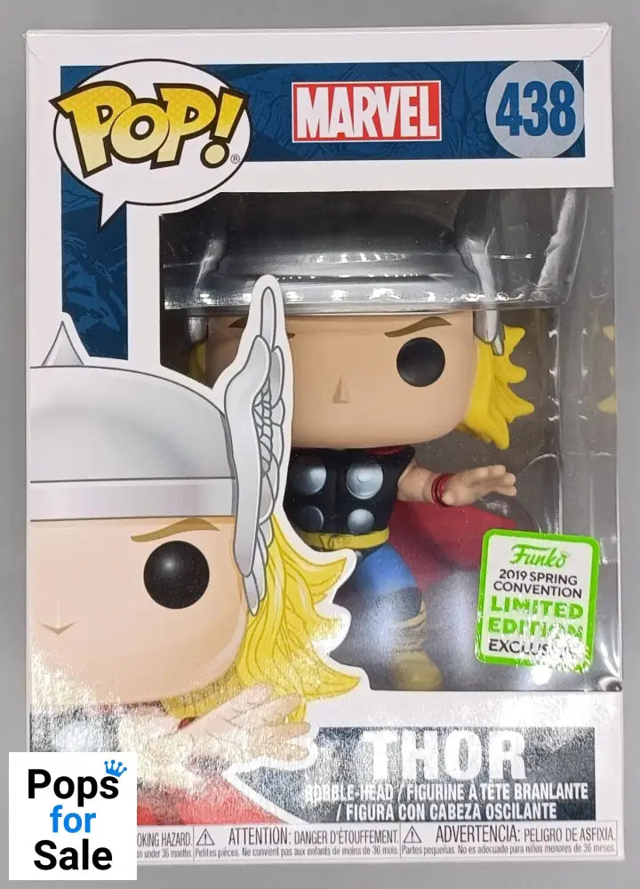 438 Thor (Classic) - Marvel - 2019 Con - Funko POP - Box Damaged