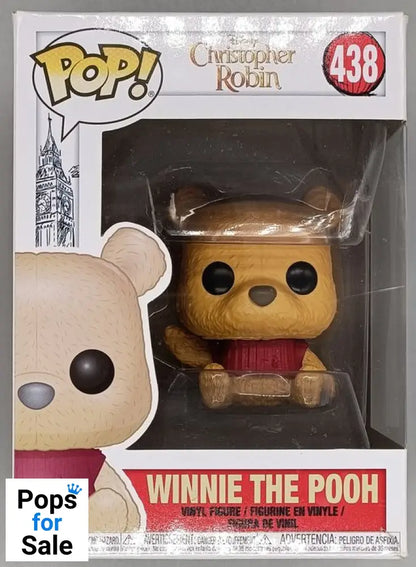 #438 Winnie the Pooh - Disney Christopher Robin - Box Damaged Funko POP